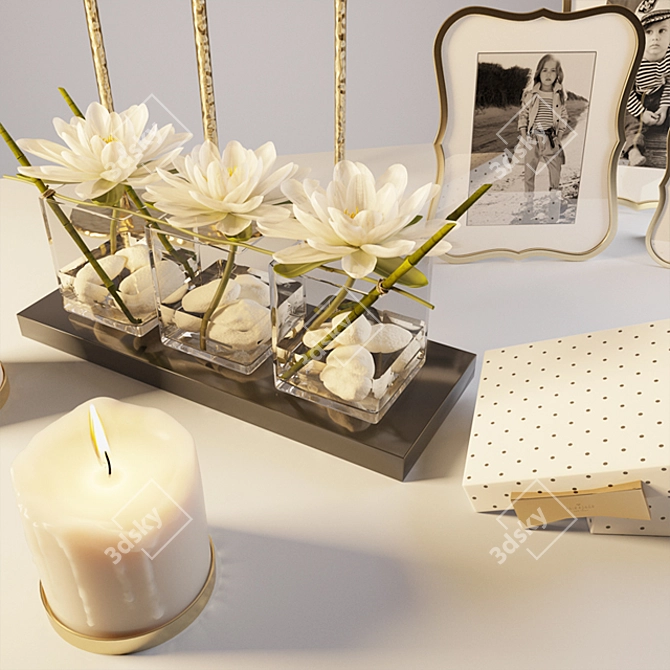Horchow Decor Set: Stylish & Diverse 3D model image 2