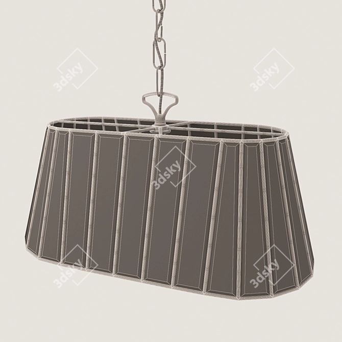 Cremasco Art 2090 Glass Chandelier 3D model image 3