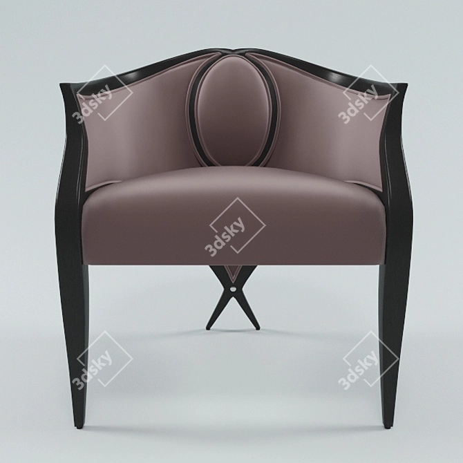 Elegant Cambre Chair by Christopher Guy 3D model image 1