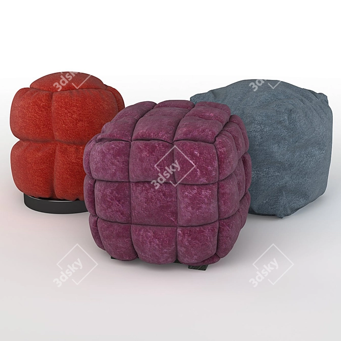 Cozy Fluff Collection 3D model image 1