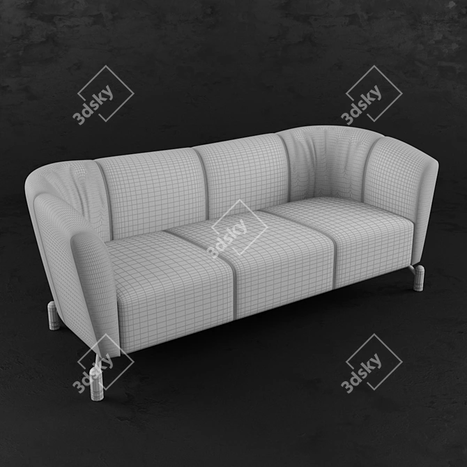 Nicca Modern Style Sofa 3D model image 2