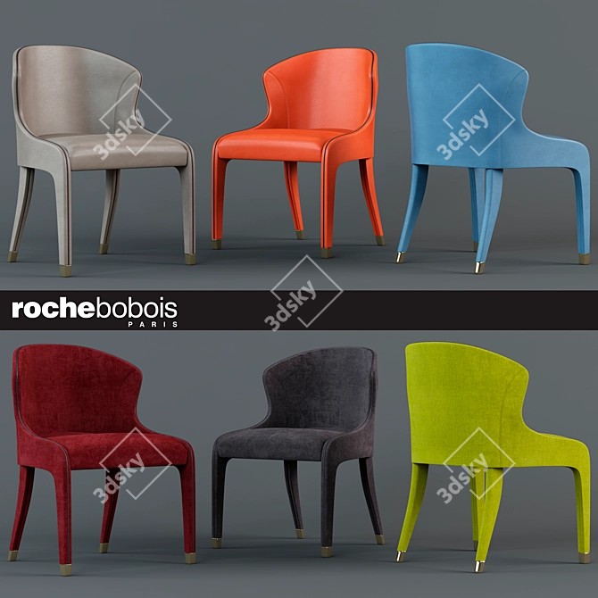 Sculpted Steeple Chair 3D model image 1