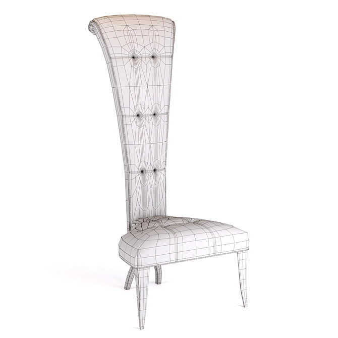 Elegant Sienna Armchair: Christopher Guy 3D model image 3