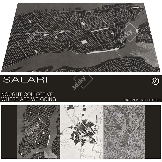 Nought Collective Carpets 3D model image 1