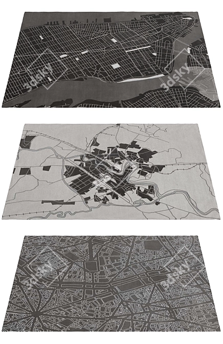Nought Collective Carpets 3D model image 2