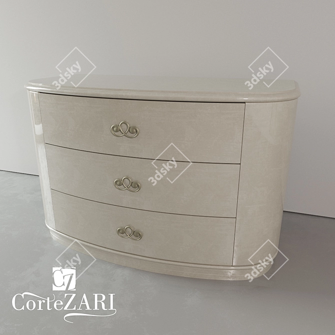  Elegance Chest by Corte Zari 3D model image 1