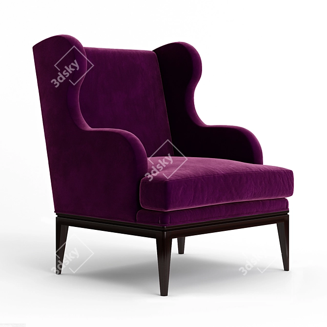 Luxury Enzo Armchair by Marko Kraus 3D model image 1