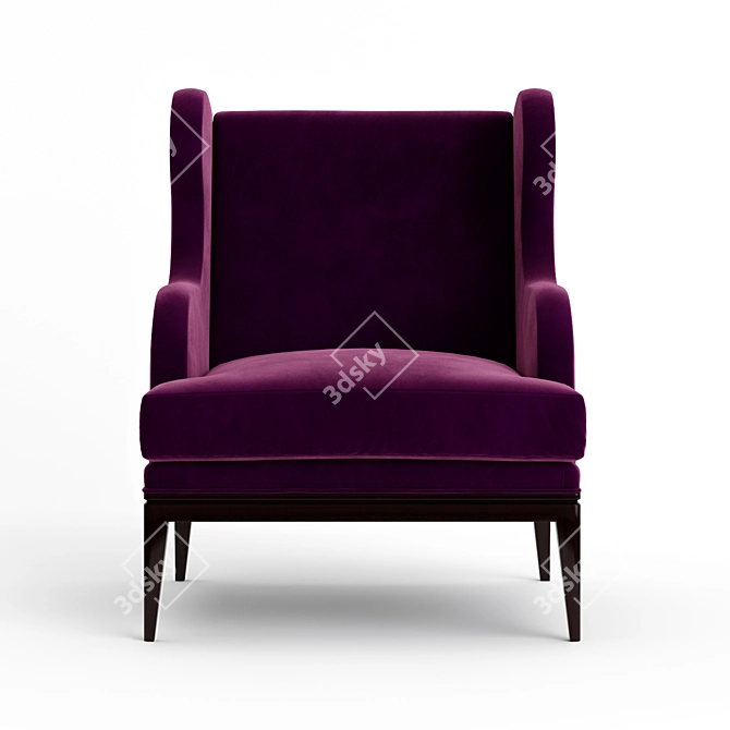 Luxury Enzo Armchair by Marko Kraus 3D model image 2