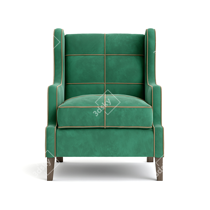 Elegant Gregor Armchair by Marko Kraus 3D model image 2