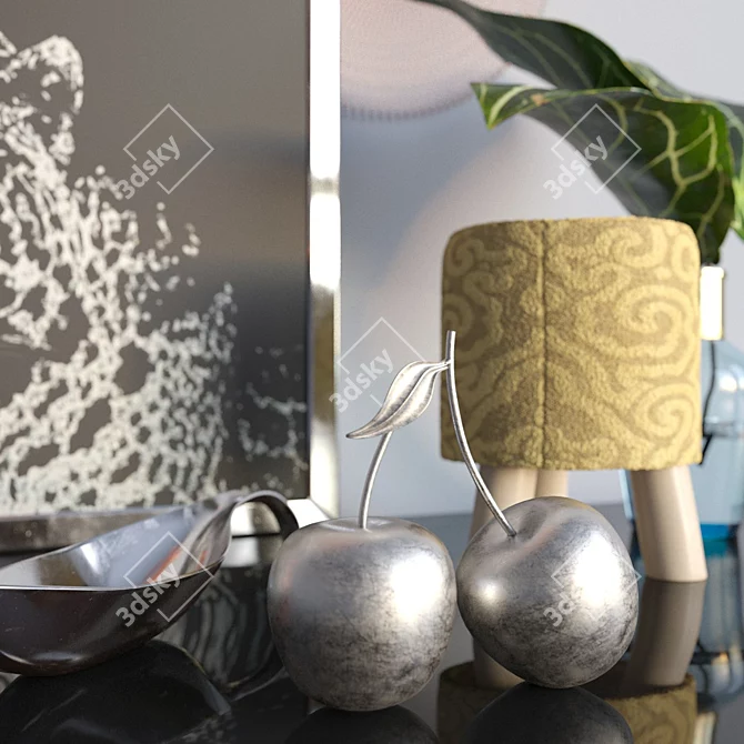 Kare Design Decor Set: Chandelier, Mirror & Scenic Accessories 3D model image 2