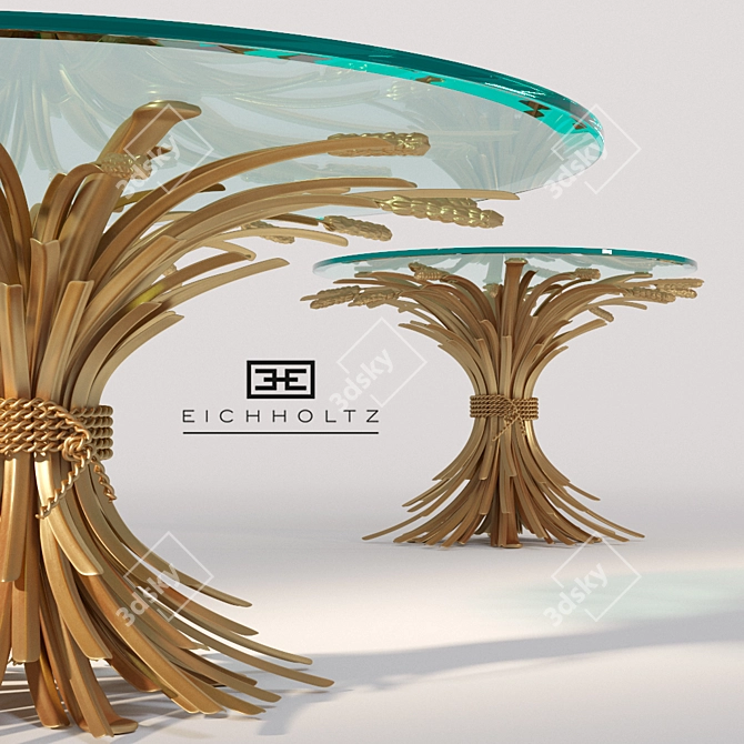 EICHHOLTZ Bonheur Coffee Table: Stylish and Functional 3D model image 2