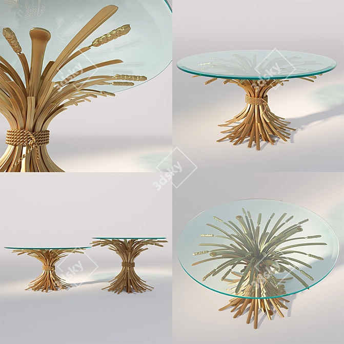 EICHHOLTZ Bonheur Coffee Table: Stylish and Functional 3D model image 3