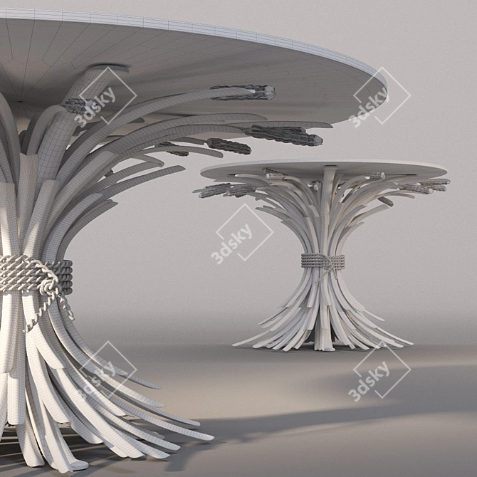 EICHHOLTZ Bonheur Coffee Table: Stylish and Functional 3D model image 1