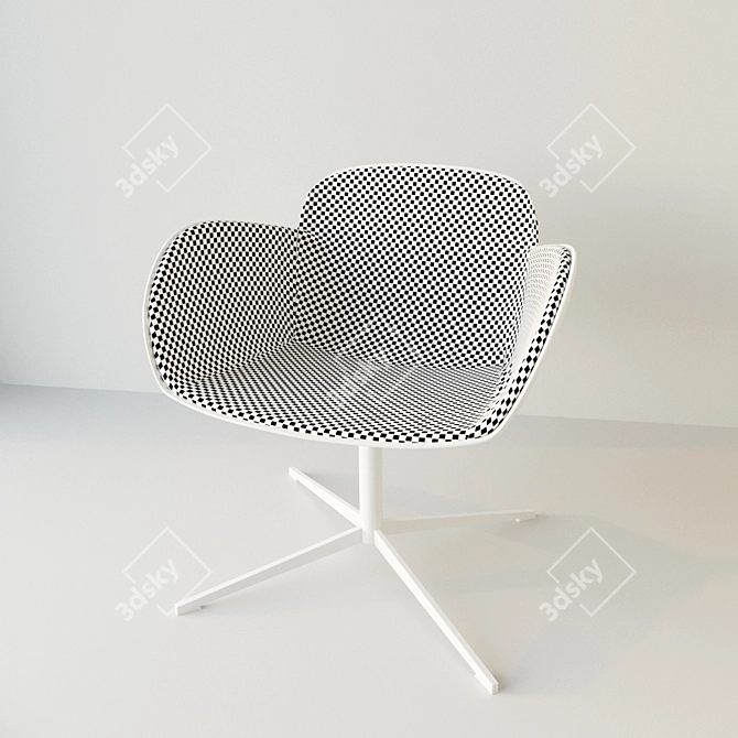 Title: Splendor Armchair 3D model image 2