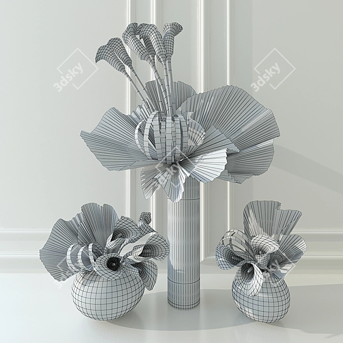 Sunny Yellow Calla Lily 3D model image 2