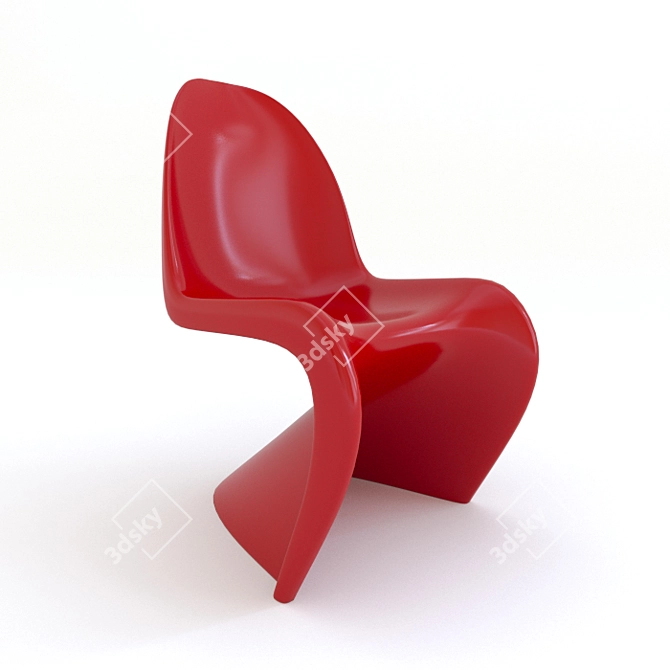 Danish Design: Verner Panton 1960 3D model image 1
