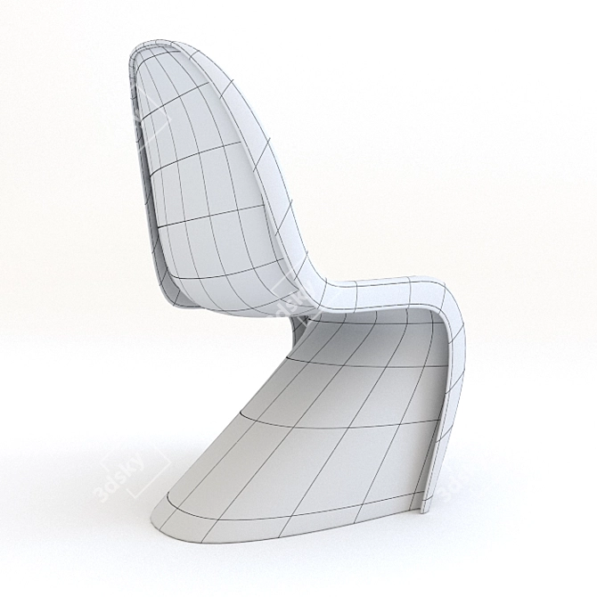 Danish Design: Verner Panton 1960 3D model image 3