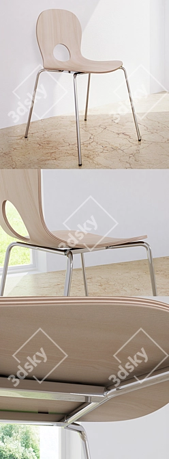 Swedese Rodrigo Chair: Contemporary Elegance 3D model image 2