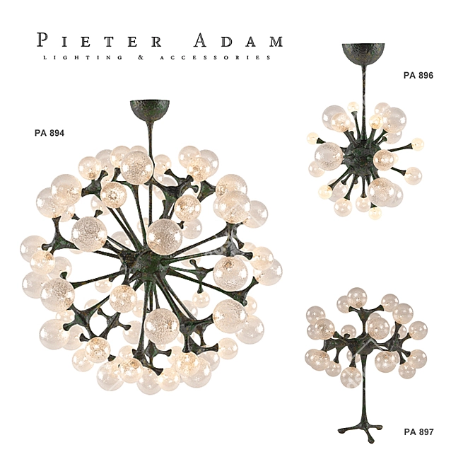 Organic Atomic Lighting Collection 3D model image 2