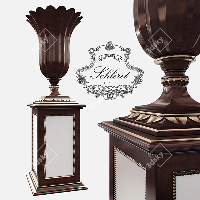 Elegant BIARRITZ Vase by ARTEARREDO 3D model image 1