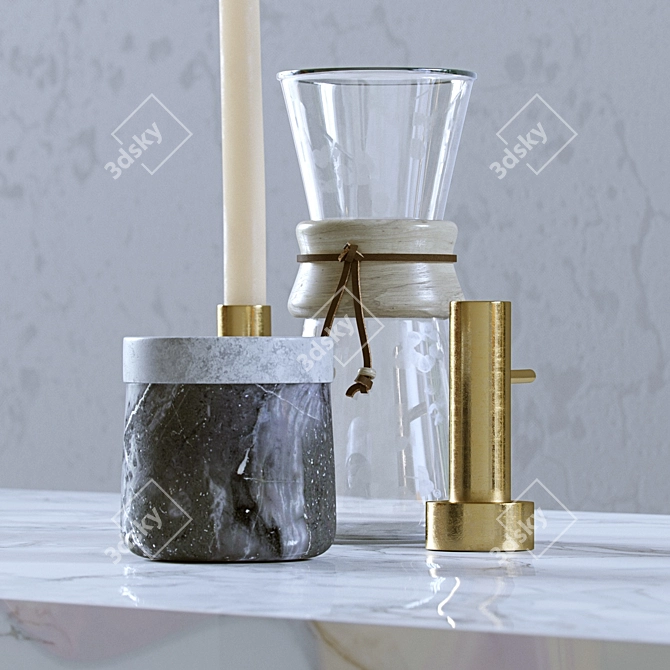 Elegant Home Decor Accent 3D model image 3