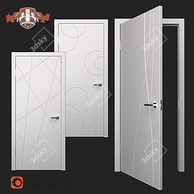 Premium Vanguard Doors from Vladimir Door Factory 3D model image 3