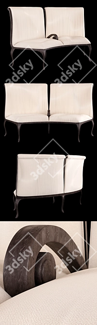Luxury Olsen Armchair: Christopher Guy 3D model image 2