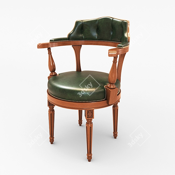 Origgi Celtic Bar Stool: Sleek and Stylish 3D model image 2