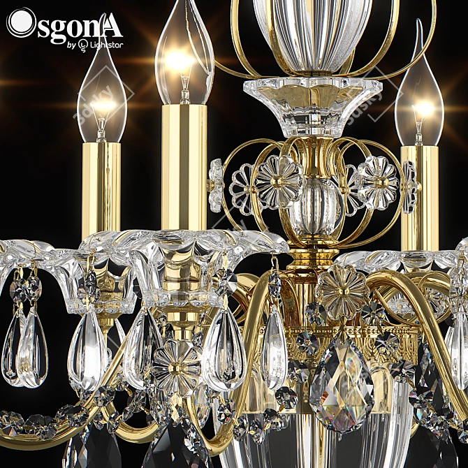 Elegant Schon Osgona Pendant 3D model image 2