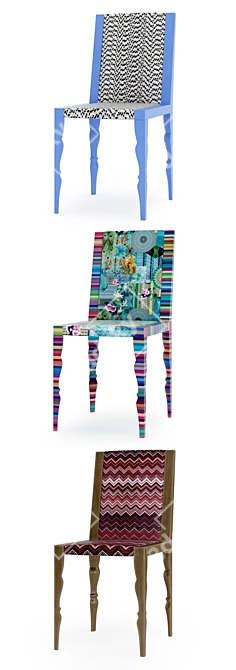 Interstyle Crisalide Lavandula Nona Chairs: Modern Collection with 3D Models & Textures 3D model image 2