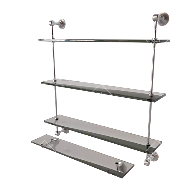 Modern Stack Shelf: Easton 3D model image 2