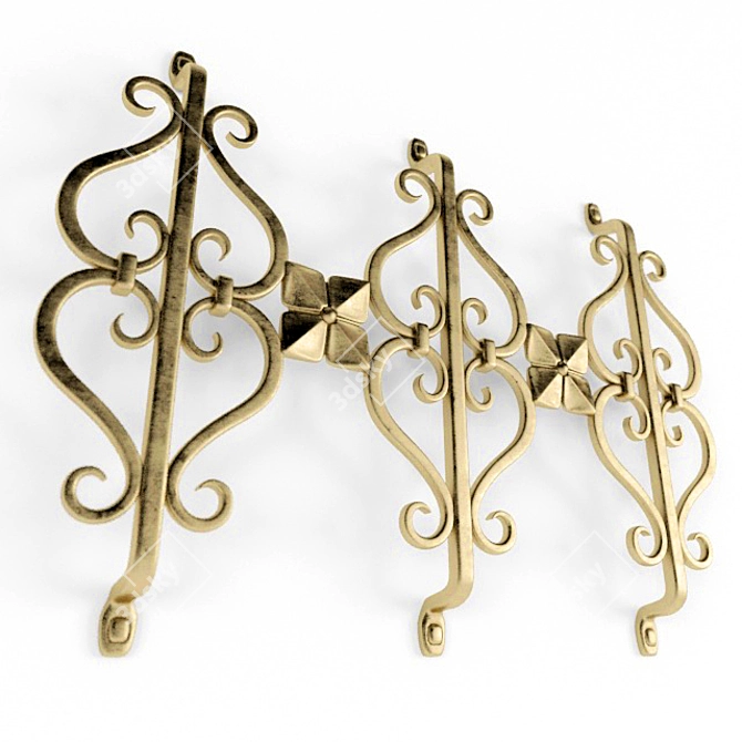 Decorative Grille 3D model image 1