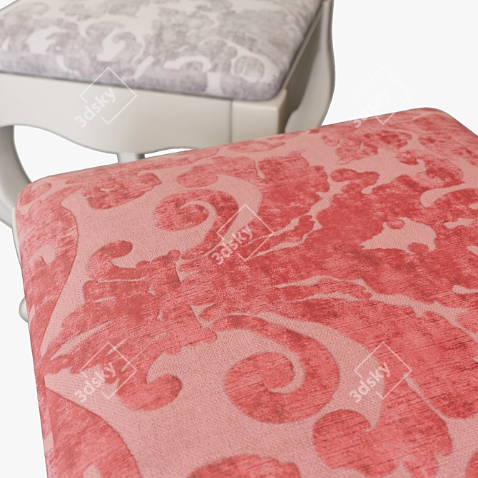Panamar Banquette: Stylish and Versatile Pouf 3D model image 3