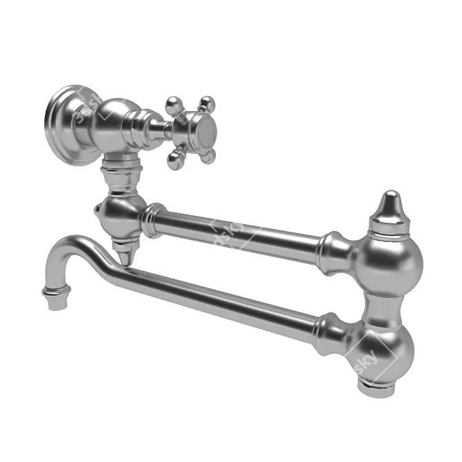  Julia Wall Mount Pot Filler 3D model image 2