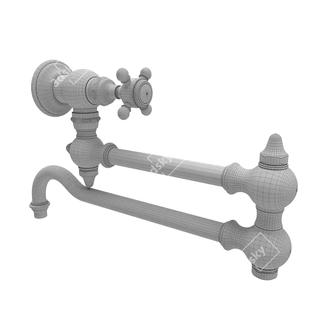  Julia Wall Mount Pot Filler 3D model image 3