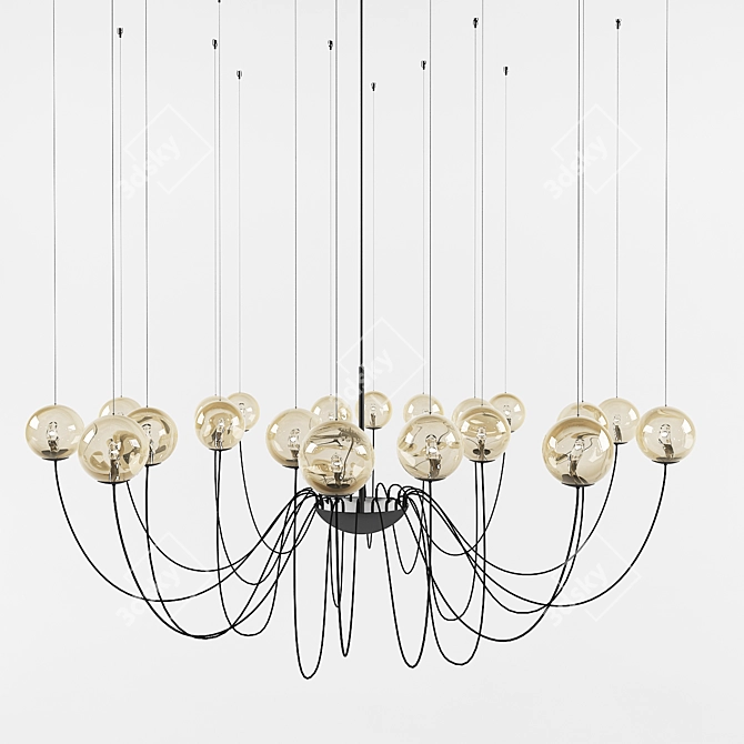 Vistosi Puppet: Stunning Glass Lighting 3D model image 3