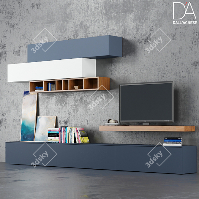 Elegant Wall Dall'Agnese Slim 2 3D model image 1