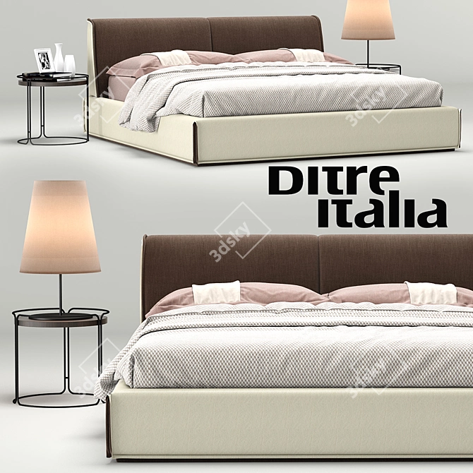 Elegant Dream, Monolith Bed 3D model image 1