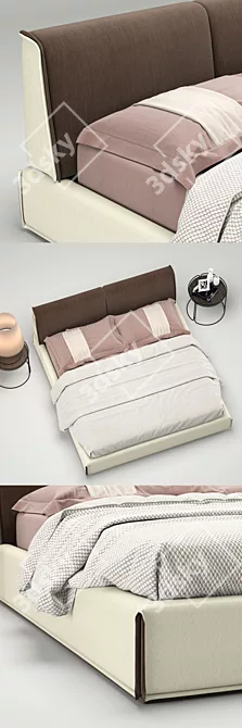 Elegant Dream, Monolith Bed 3D model image 2