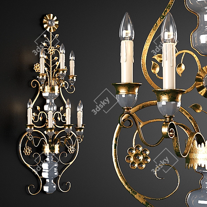 La Tradizione Banci Floor Lamp 3D model image 1