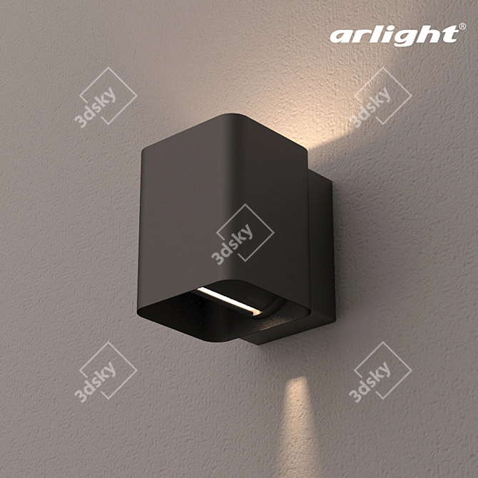 Title: LGD-Wall-vario LED Façade Light 3D model image 6