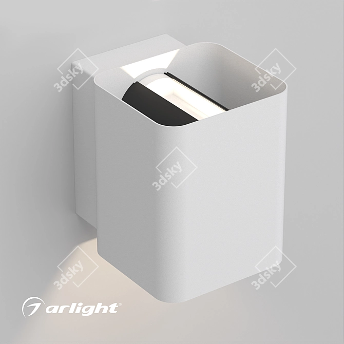 Title: LGD-Wall-vario LED Façade Light 3D model image 2