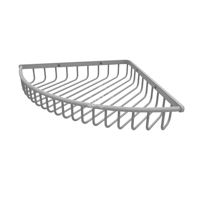 Waterworks Corner Soap Basket 3D model image 3