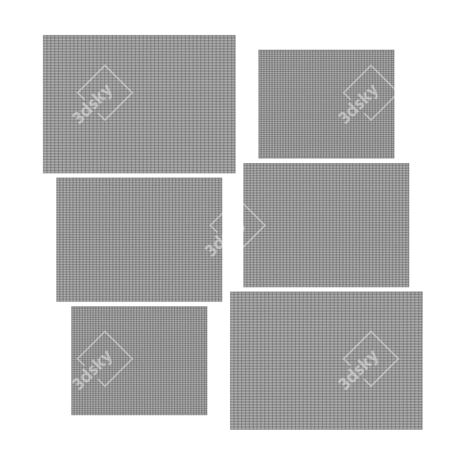Luxury Rug Collection 3D model image 2