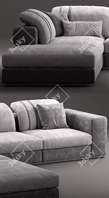 Luxury Rugiano MIAMI Sofa 3D model image 2