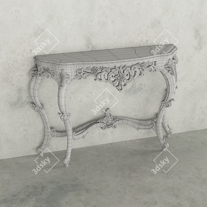 Elegant Silik Console: Complimenti 3D model image 2