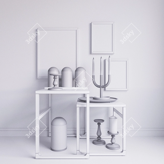 IKEA Decor Set - 2016-2017 New Releases 3D model image 3