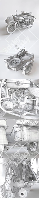 Ural Gear-Up - Ultimate Adventure Motorcycle 3D model image 3