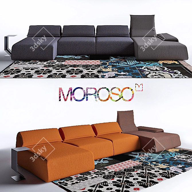 Highlands Sofa: Stylish and Spacious

Mark Table Coffee Table: Sleek and Modern

Sardinian Rugs: Authentic 3D model image 1