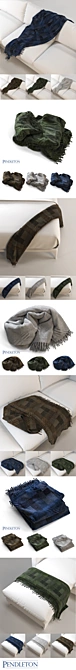 Versatile Woolen Blanket: VRay & Corona 3D model image 2